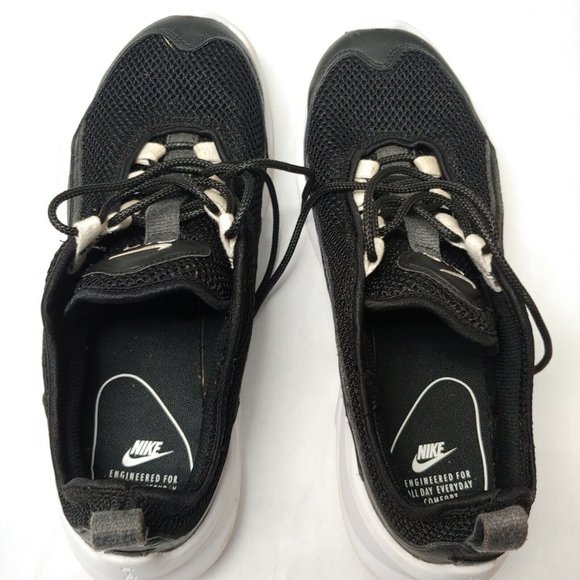 Nike Air Max Estrea Womens 9 Black Athletic Shoes Black White - Picture 5 of 11